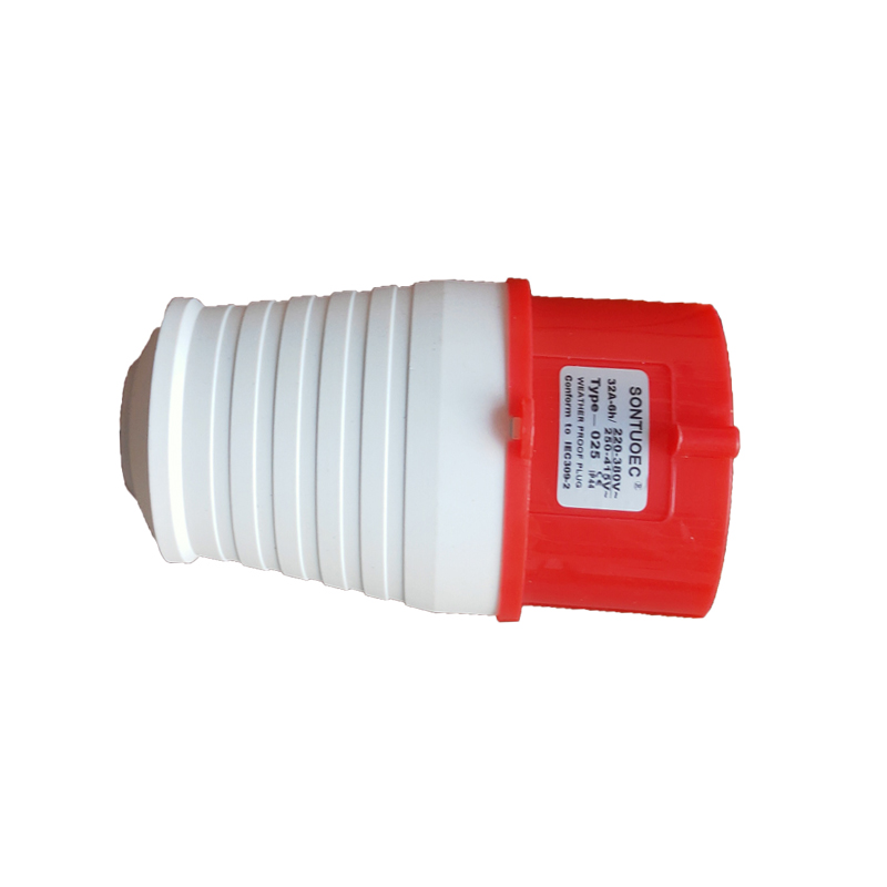 Indutrial Plug 32A in Red