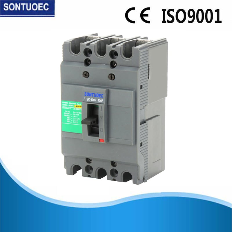 STZC Series MCCB 3p 60A 100A Moulded Case Circuit Breaker