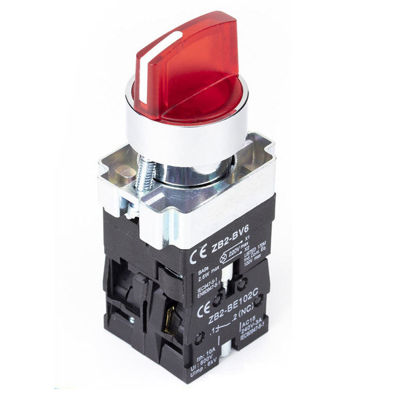 2-pole Auto-Reset Momentary Push Button Switch