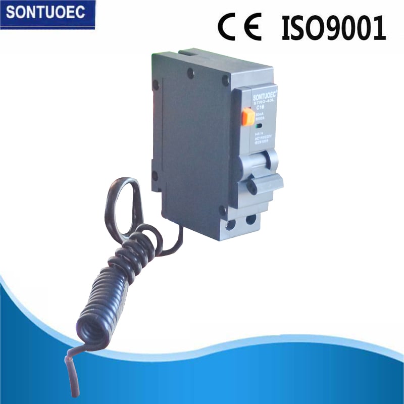 Single Phase Plug-in RCBO Circuit Breaker 1p+N Pole