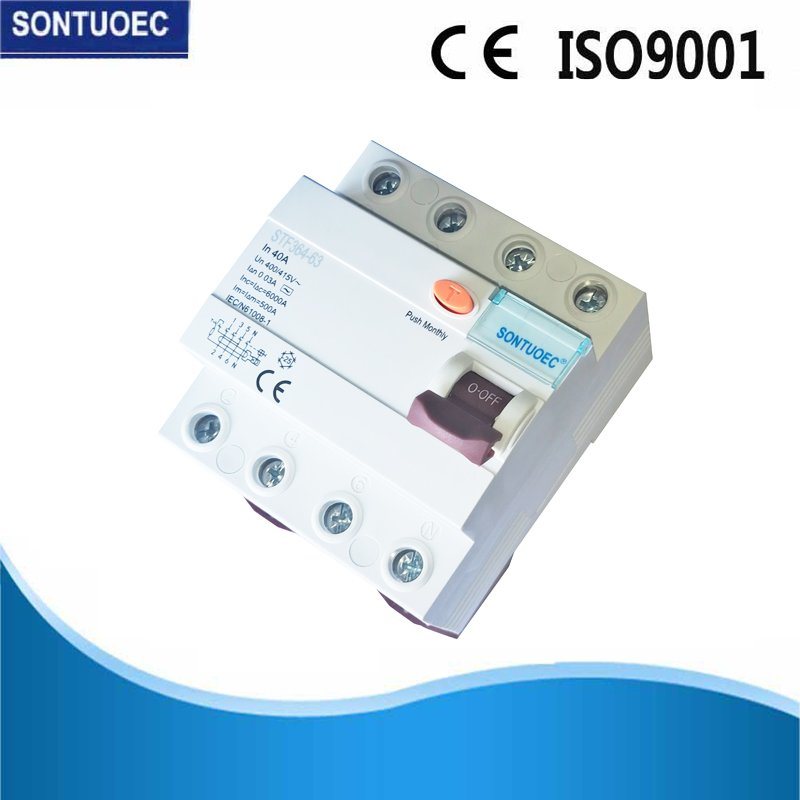 2p 4p Residual Current Circuit Breaker RCCB, RCD