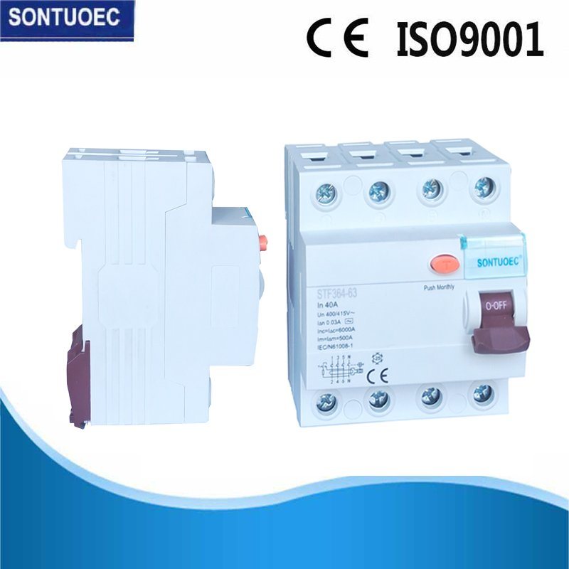 2p 4p Residual Current Circuit Breaker RCCB, RCD