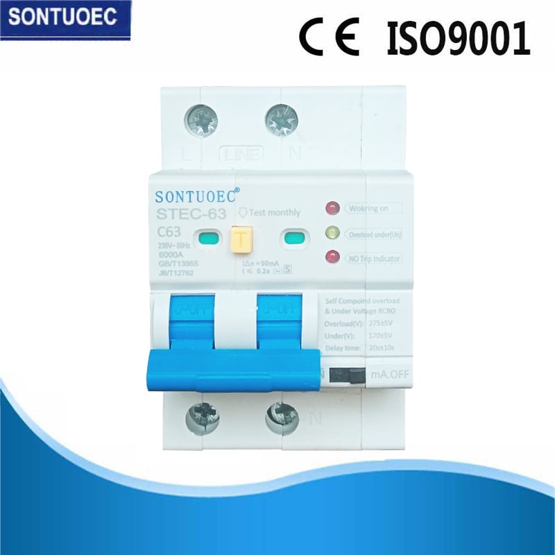 RCBO STEC-63 Leakage Circuit Breaker