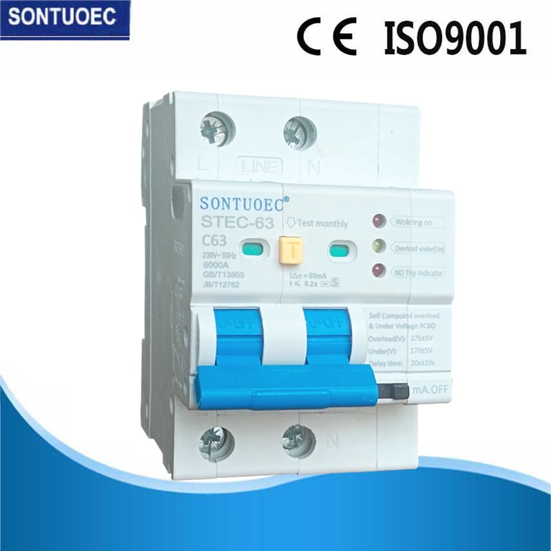 RCBO STEC-63 Leakage Circuit Breaker